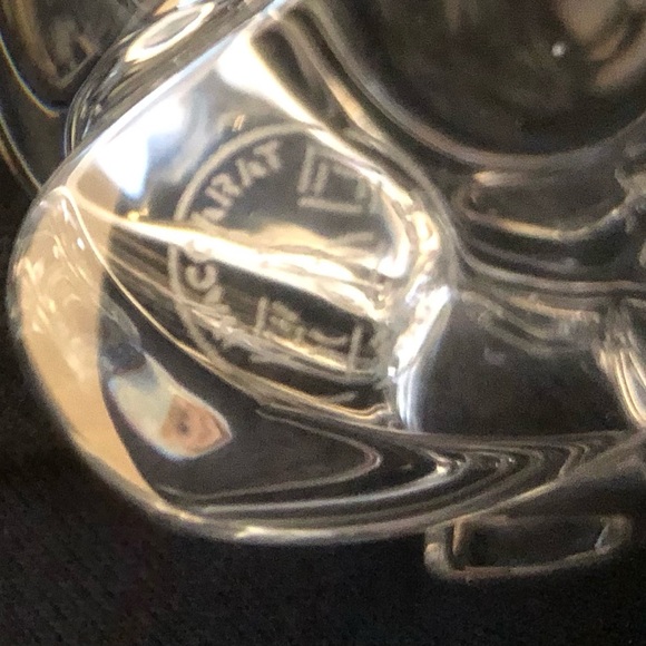 Baccarat Crystal Snowman with Broom. Made in and purchased in France 🇫🇷 - Picture 7 of 15